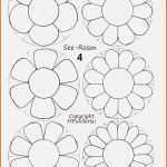 Modisch Blumen Basteln Vorlage