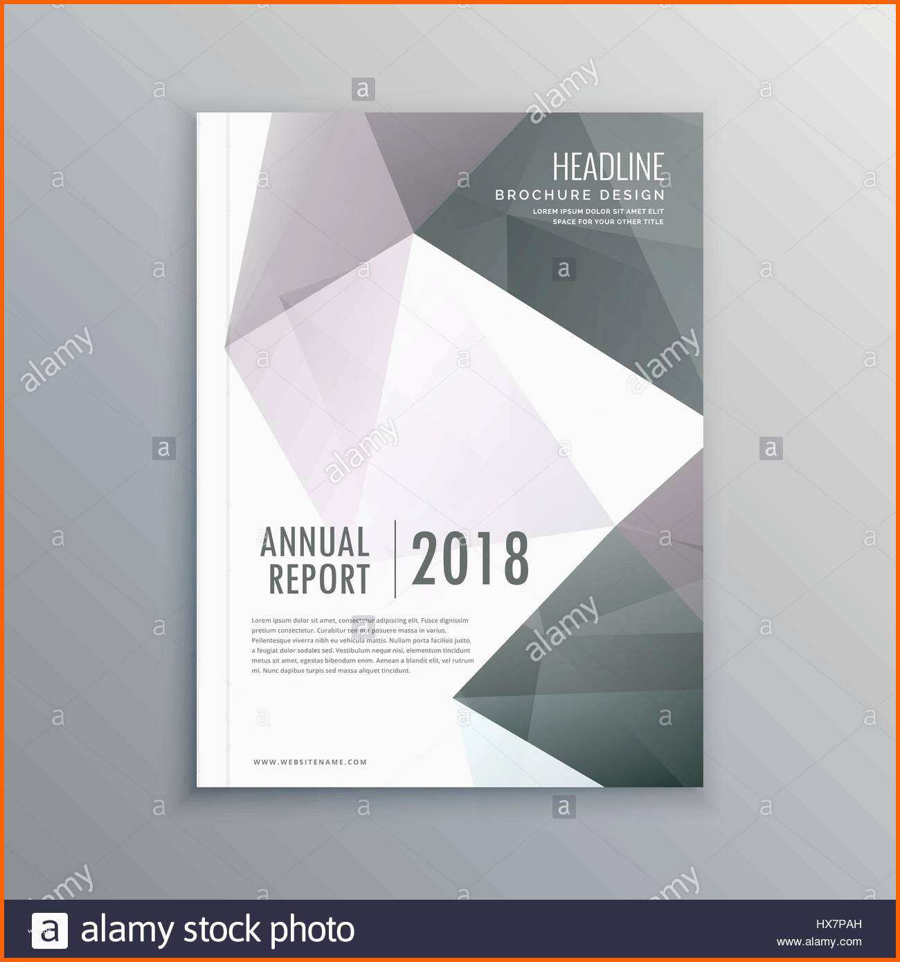 Modisch Business Magazin Cover Seite Vorlage Im A4 Layout Vektor