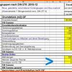 Modisch Din 276 Kostenkontrolle Mit Excel Datei
