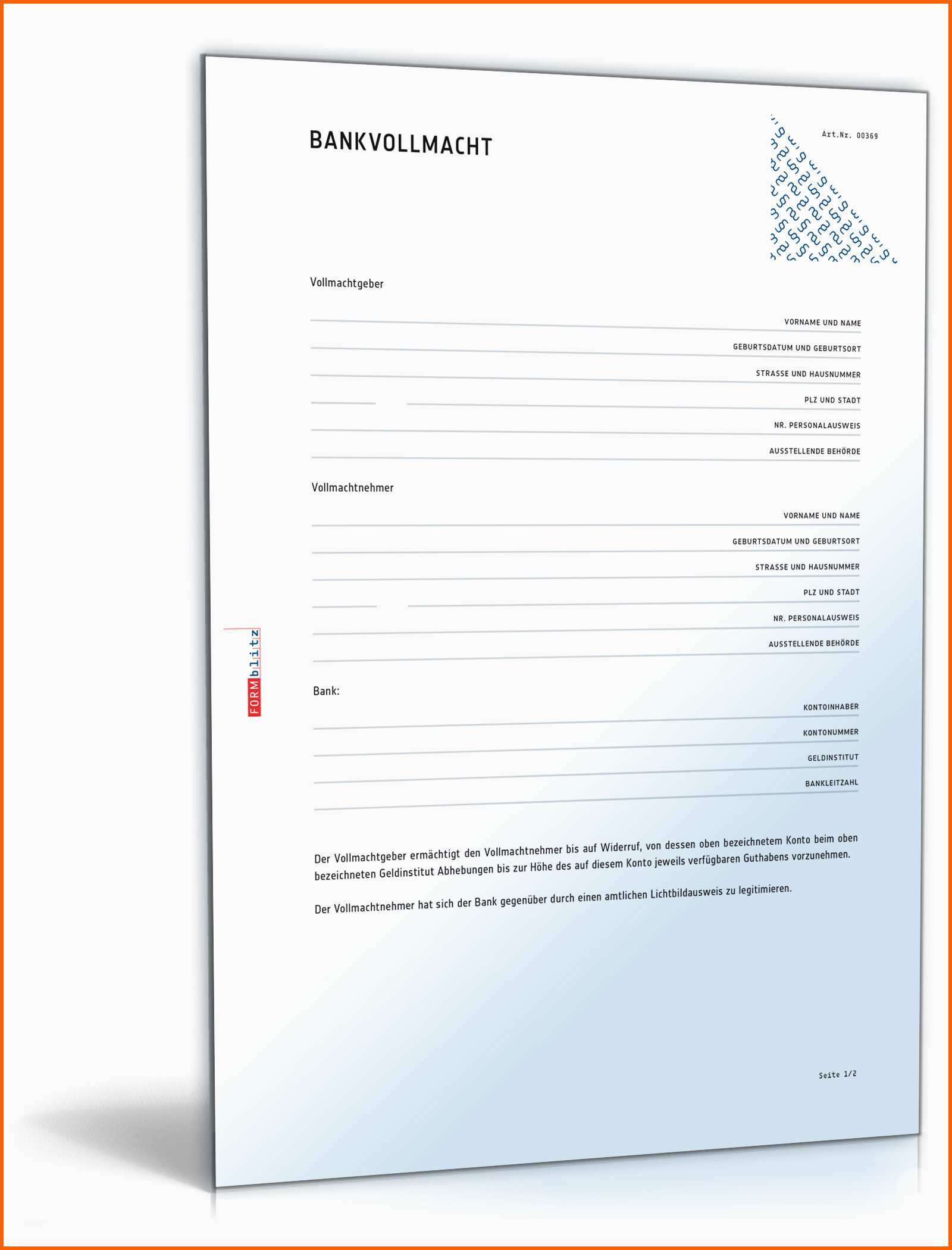 Modisch Download Archiv • Vollmachten Kostenlos Dokumente