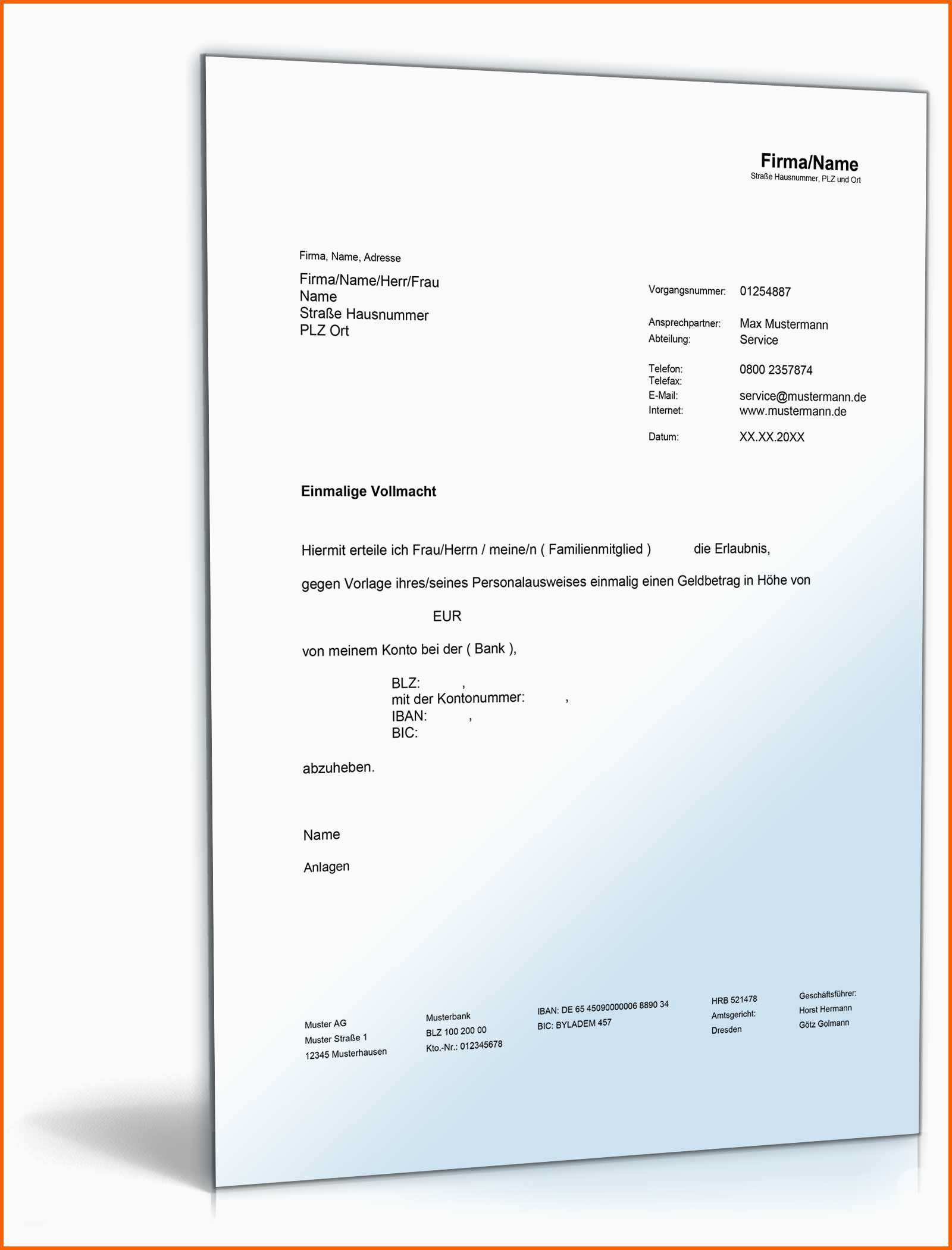 Modisch Download Archiv • Vollmachten Kostenlos Dokumente