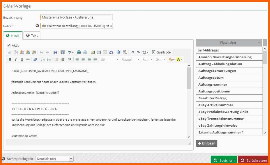 Modisch E Mail Vorlagen