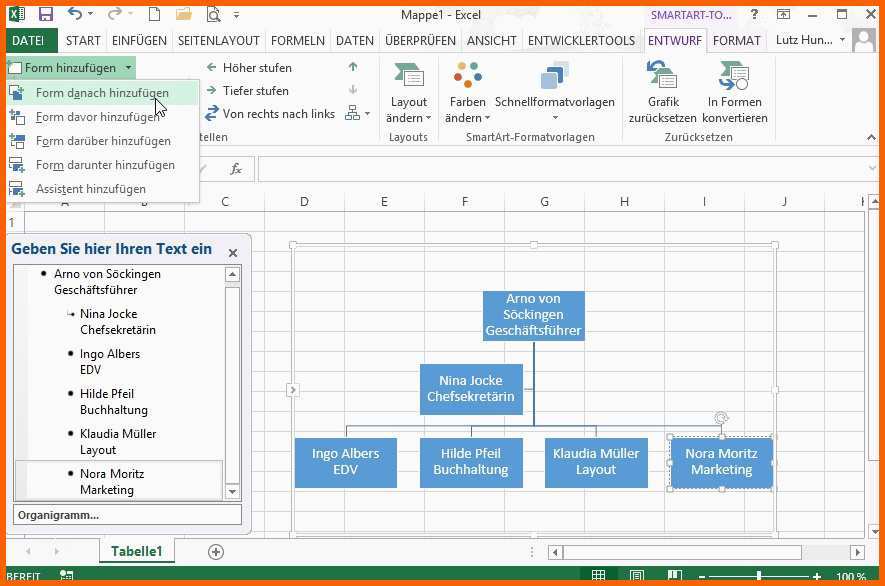 Modisch Excel Vorlage Erstellen 2013 – De Excel