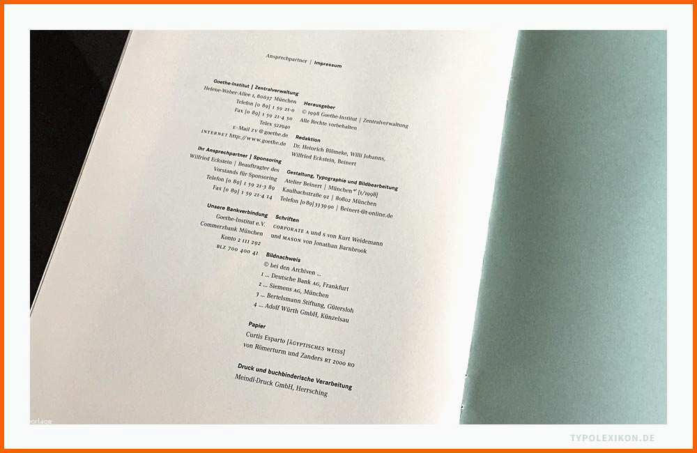 Modisch Impressum