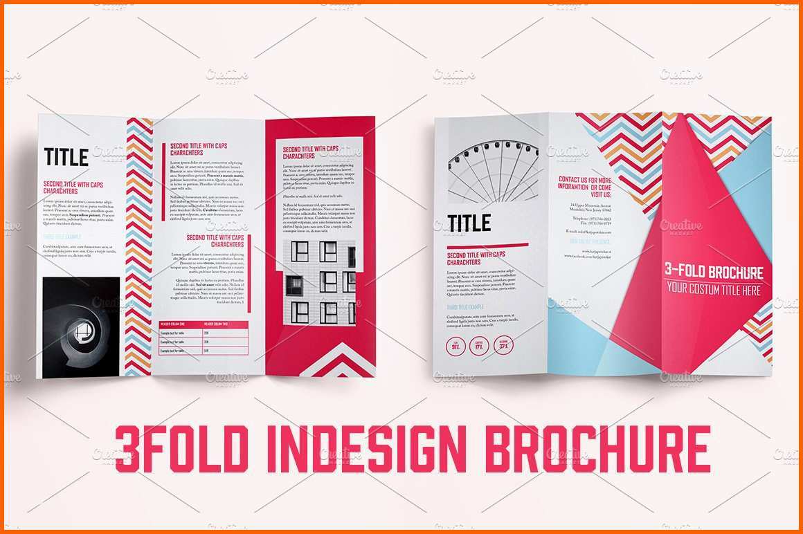 Modisch Indesign 3fold Brochure Brochure Templates Creative