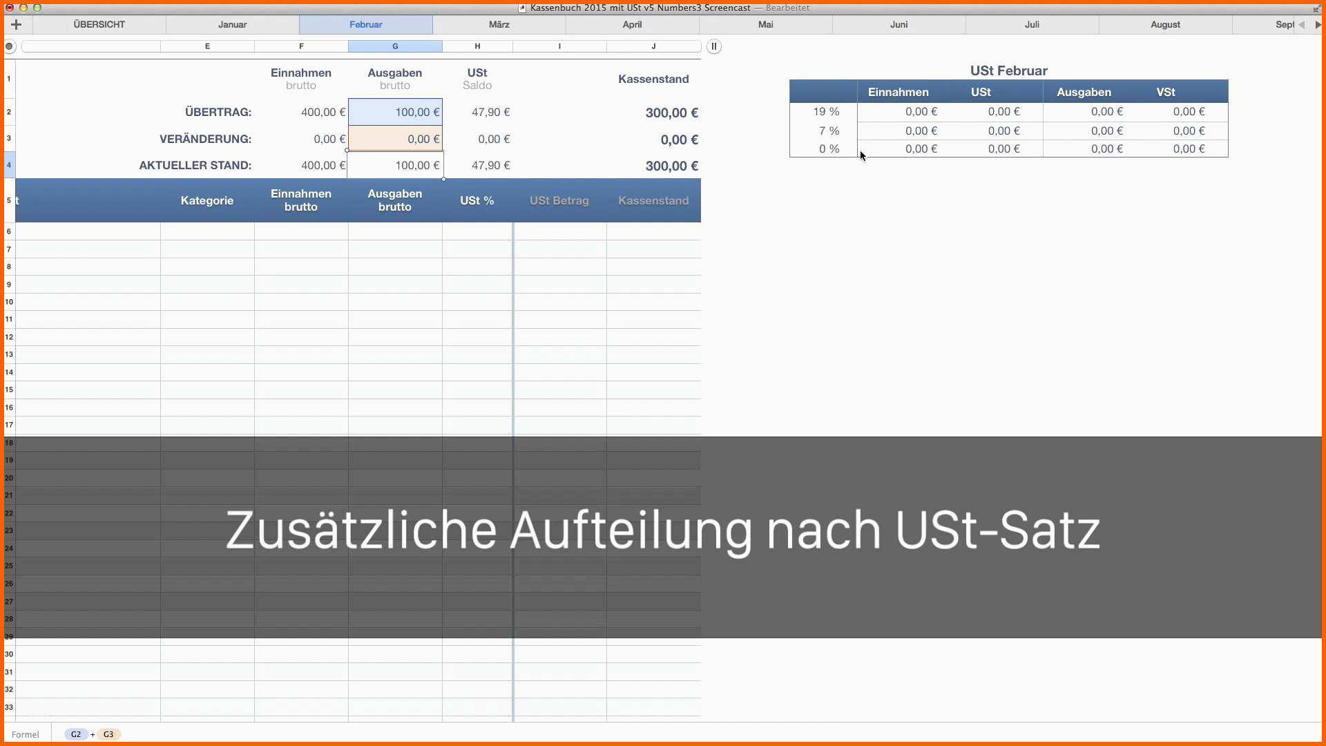 Modisch Kassenabrechnung Excel