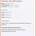 Modisch Kochbuch Vorlage Word Genial Rezeptbuch Vorlage — Omnomgno