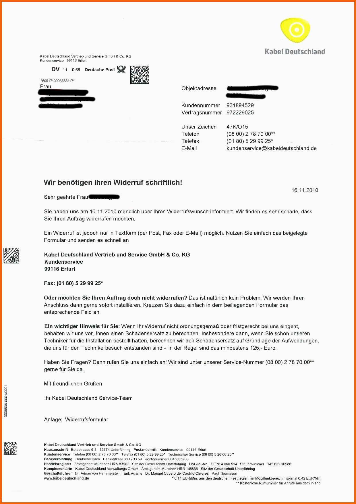 Modisch Kündigung Festnetz Telekom Vorlage Kundigung Internet