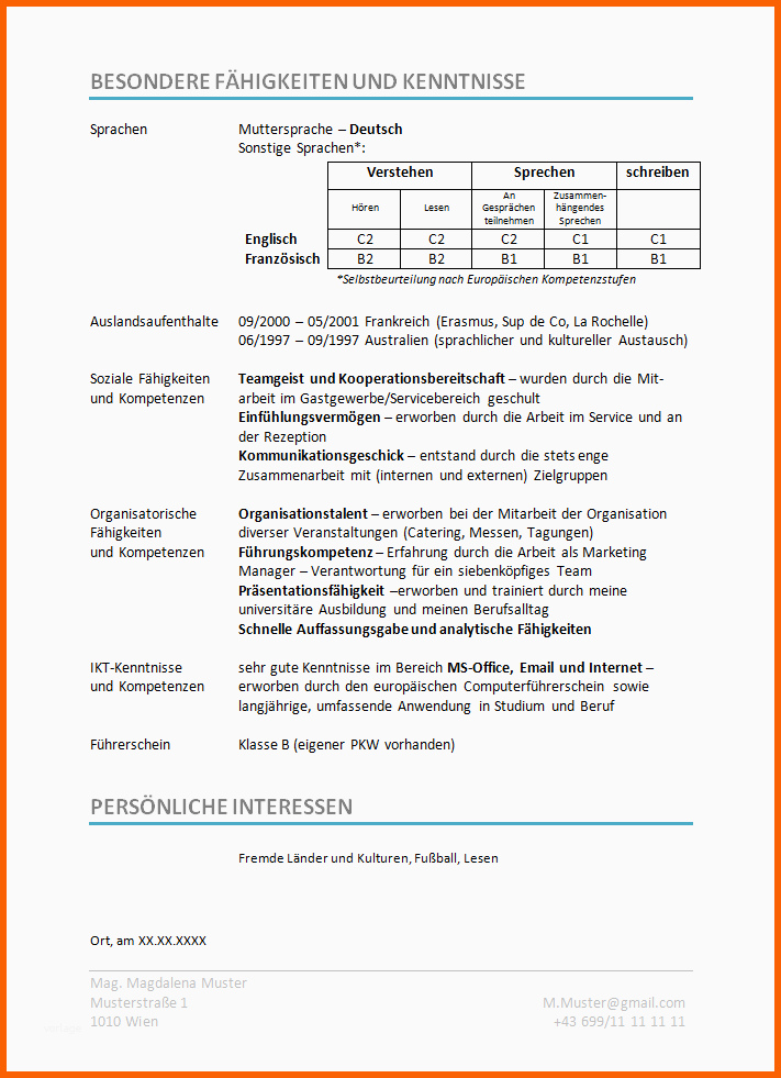 Modisch Lebenslaufvorlagen 2018 Zum Download Lebenslauf