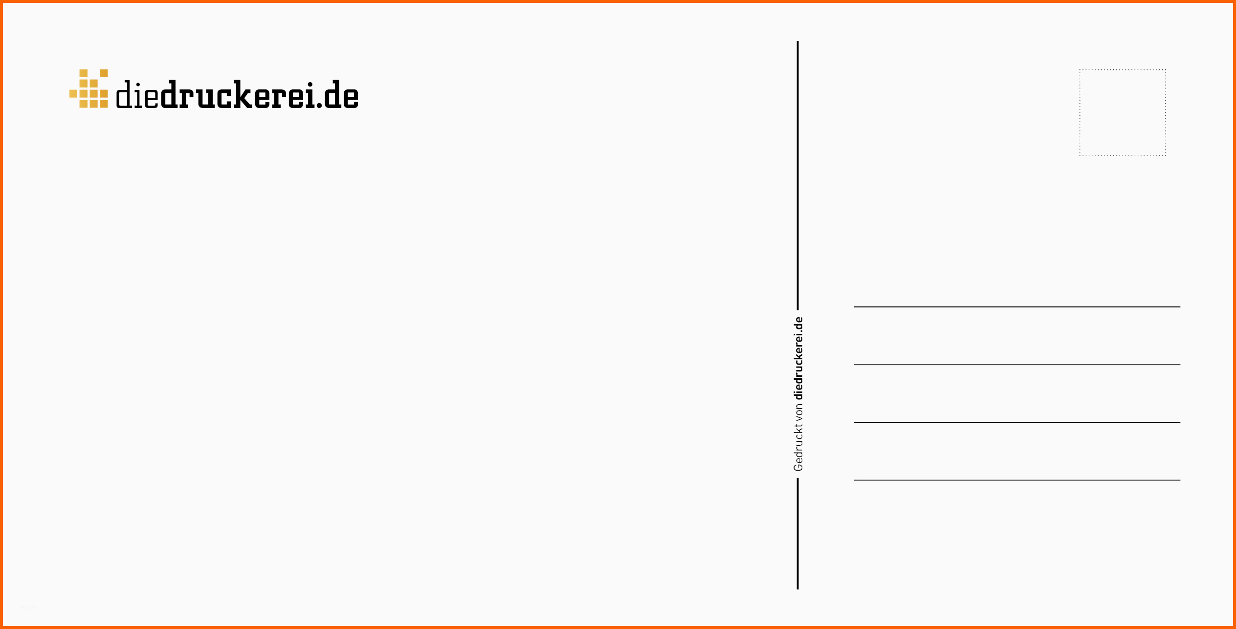 Modisch Postkarten Vorlagen Für Rückseite