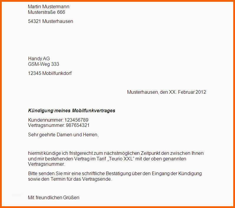 Modisch Telekom Kündigung Vorlage Festnetz Internet