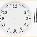 Modisch Uhr Basteln Vorlage Inspiration Uhr Ohne Zeiger Vorlage