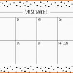 Modisch Wochenplan to Do Liste &amp; Notizenliste Freebie