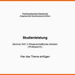 Modisch Word Deckblatt Und Zusammenfassung Für Stu Nleistung
