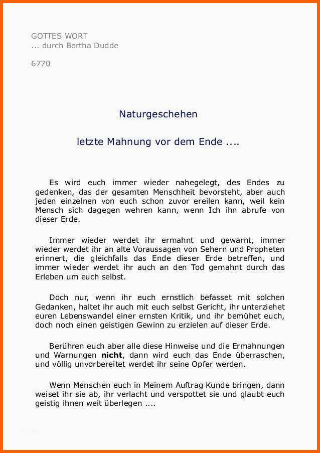 Neue Version 11 Vorlage 1 Mahnung