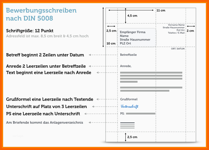 Neue Version 12 Geschäftsbrief Din 5008 Aufbau