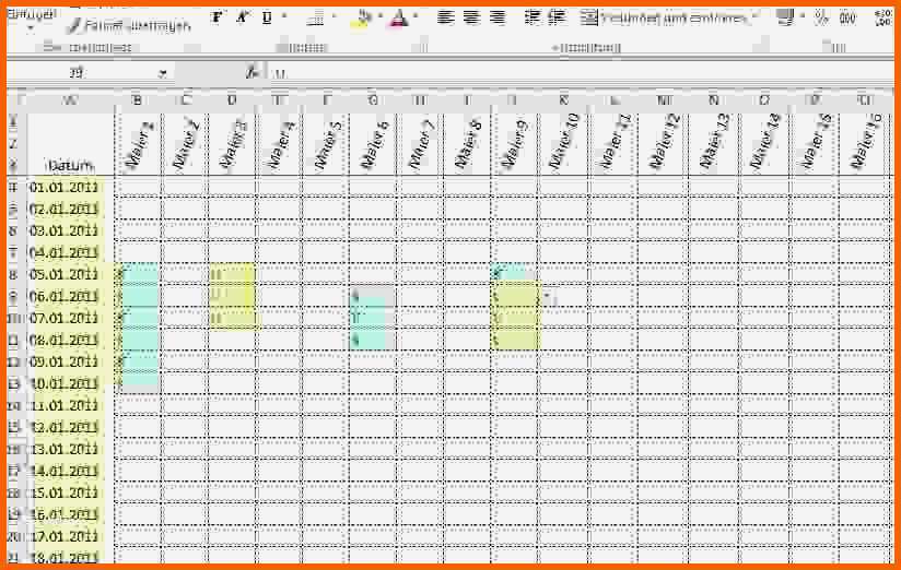 Neue Version 13 Tabelle Vorlage
