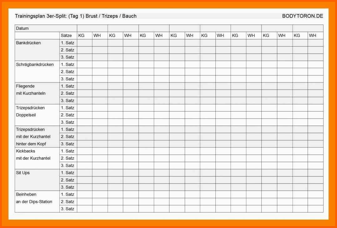 Neue Version 15 Trainingsplan Pferd Vorlage