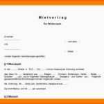 Neue Version 15 Untermietvertrag Vorlage Pdf