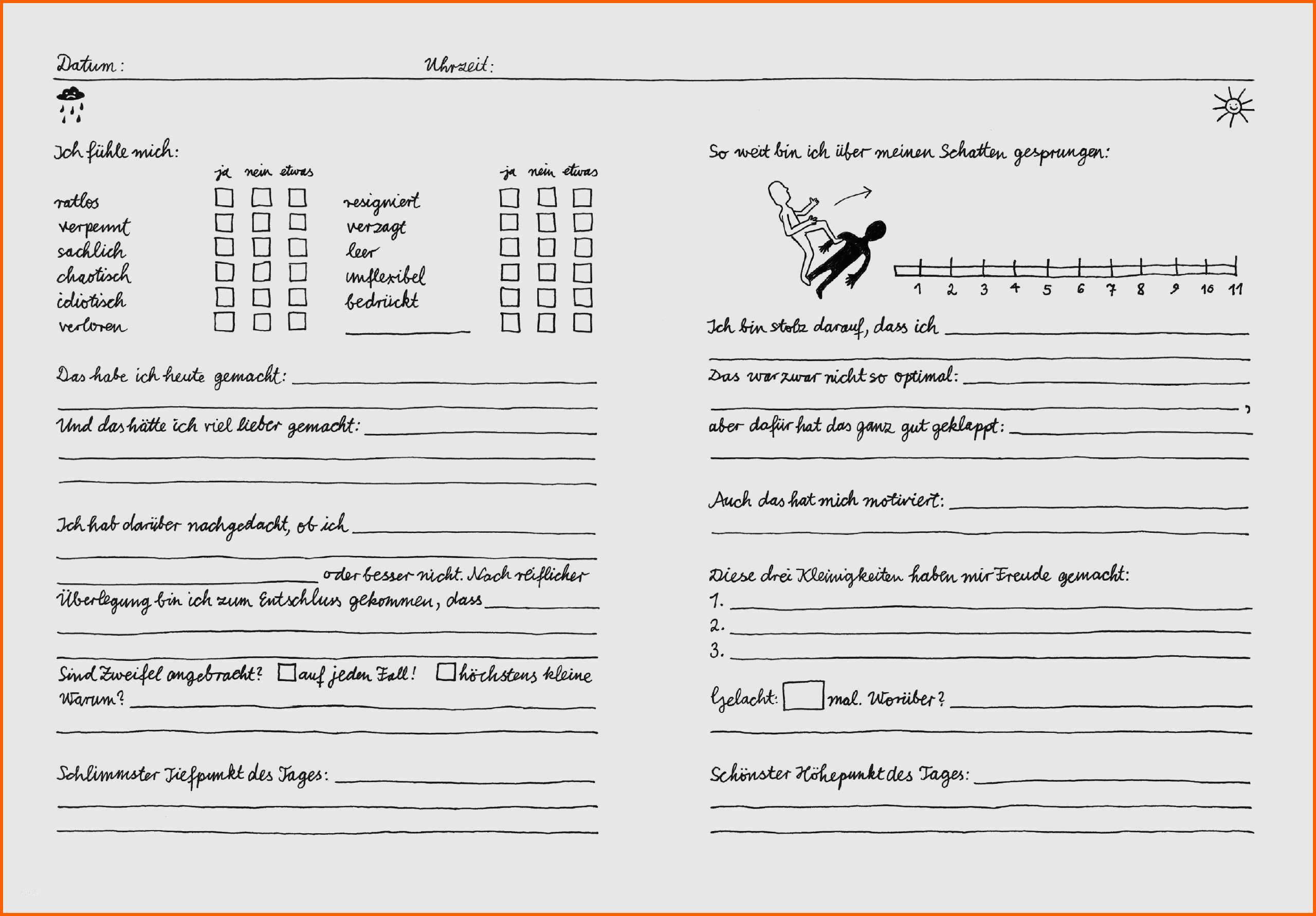 Neue Version 15 Vorlage Tagebuch Vorlage