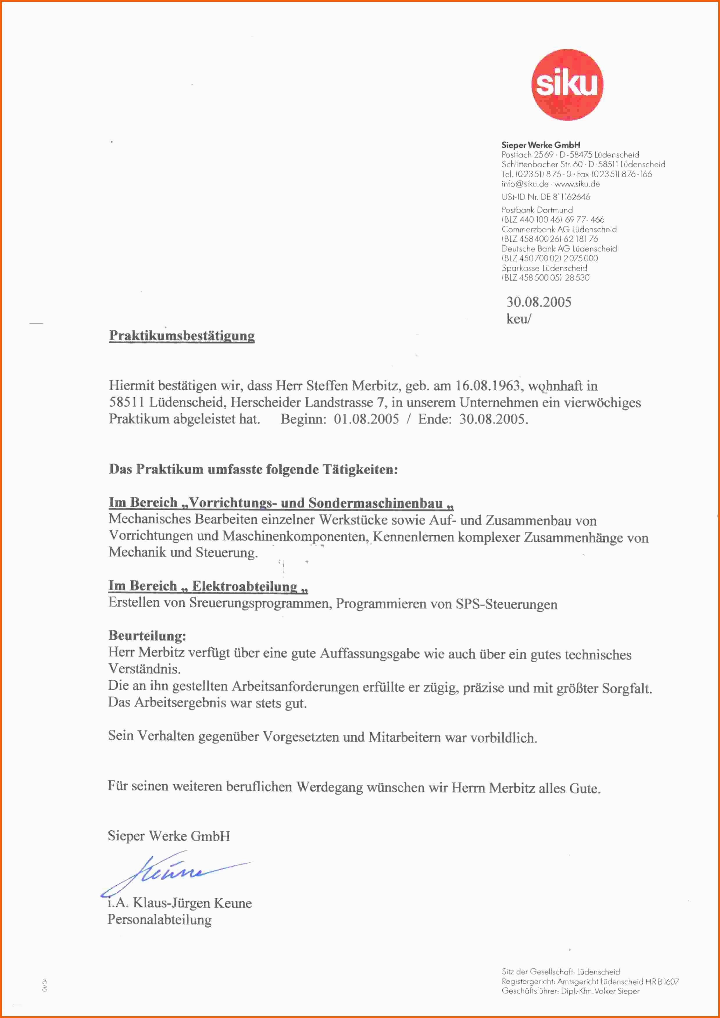 Neue Version 17 Praktikumsbericht Vorlage Pdf