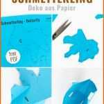 Neue Version 3d Schmetterling Basteln Als Wanddeko Mit Kostenloser
