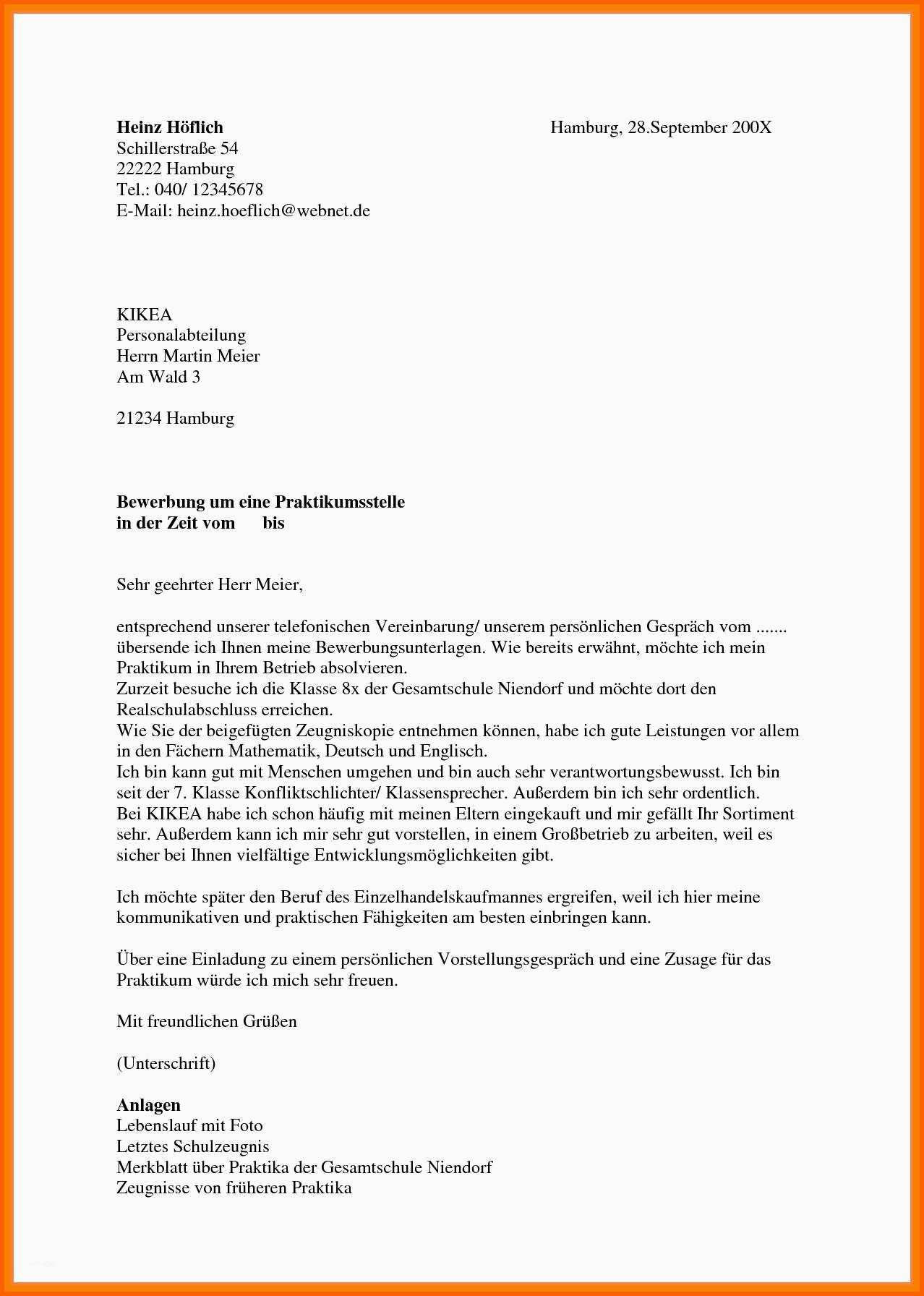 Neue Version 7 Bewerbung sozialpraktikum