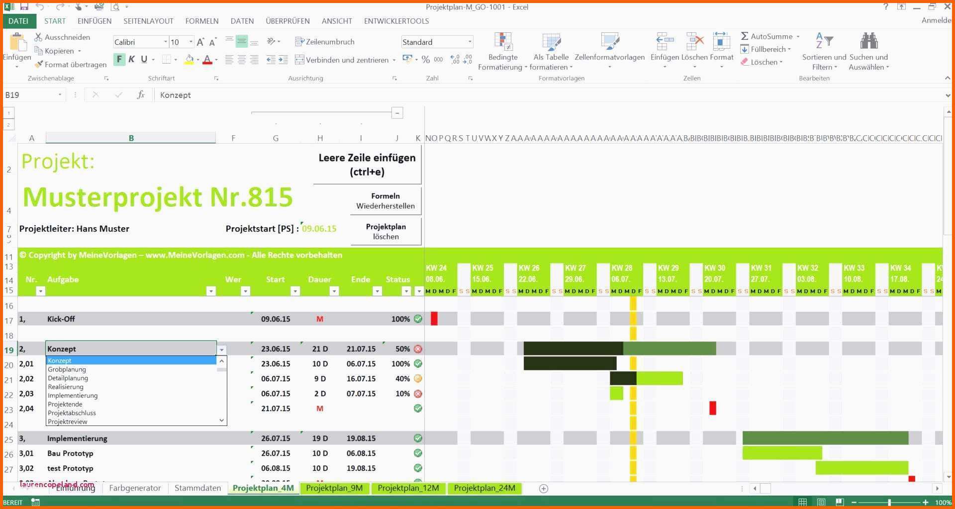 Neue Version Arbeitsplan Vorlage Excel 15 Vorlage R R Quittung