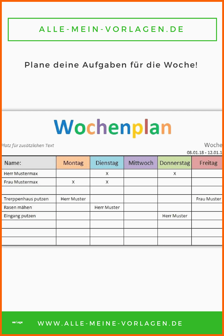 Neue Version Belegungsplan Excel Vorlage Kostenlos – Gehen