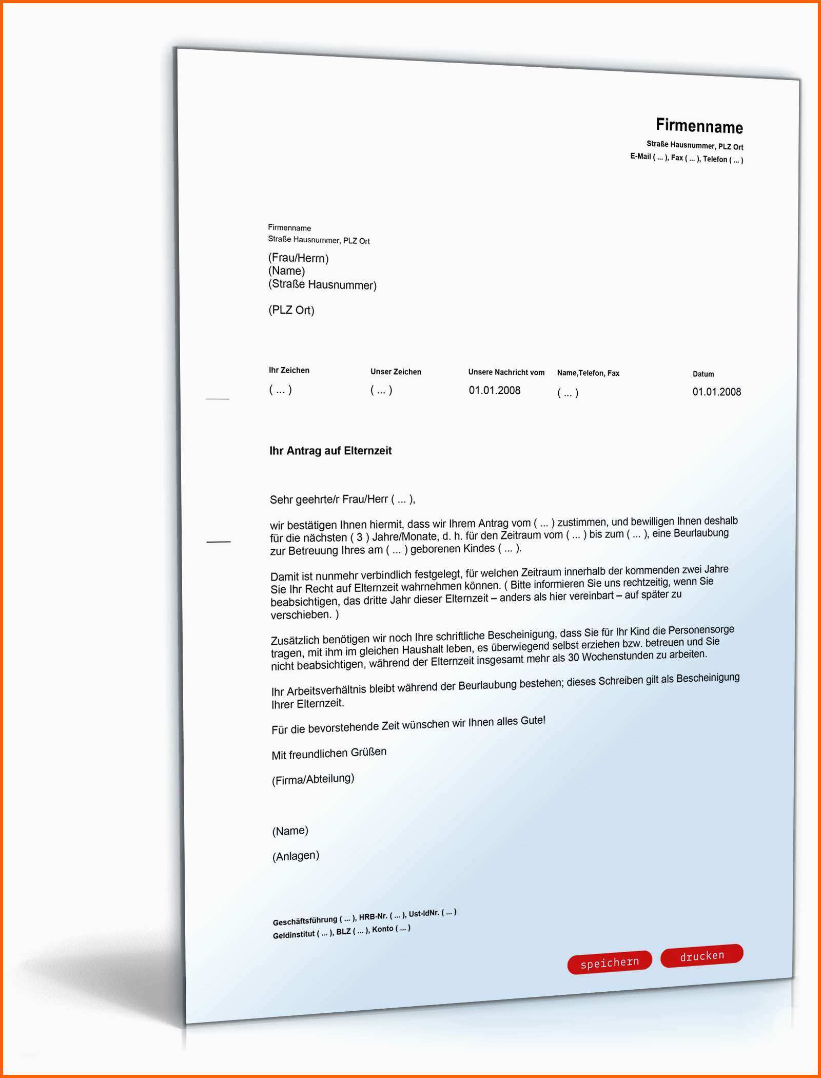 Neue Version Bewilligung Von Elternzeit