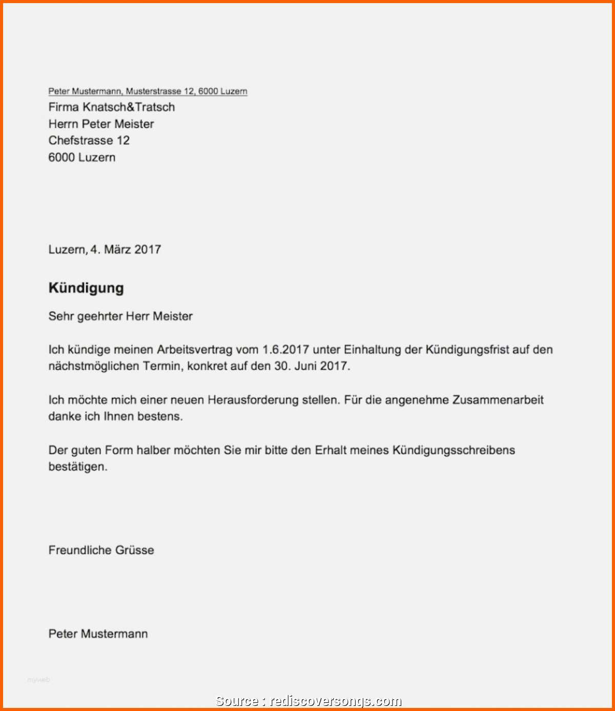 Neue Version Briliant Kündigungsschreiben Minijob Durch Arbeitgeber