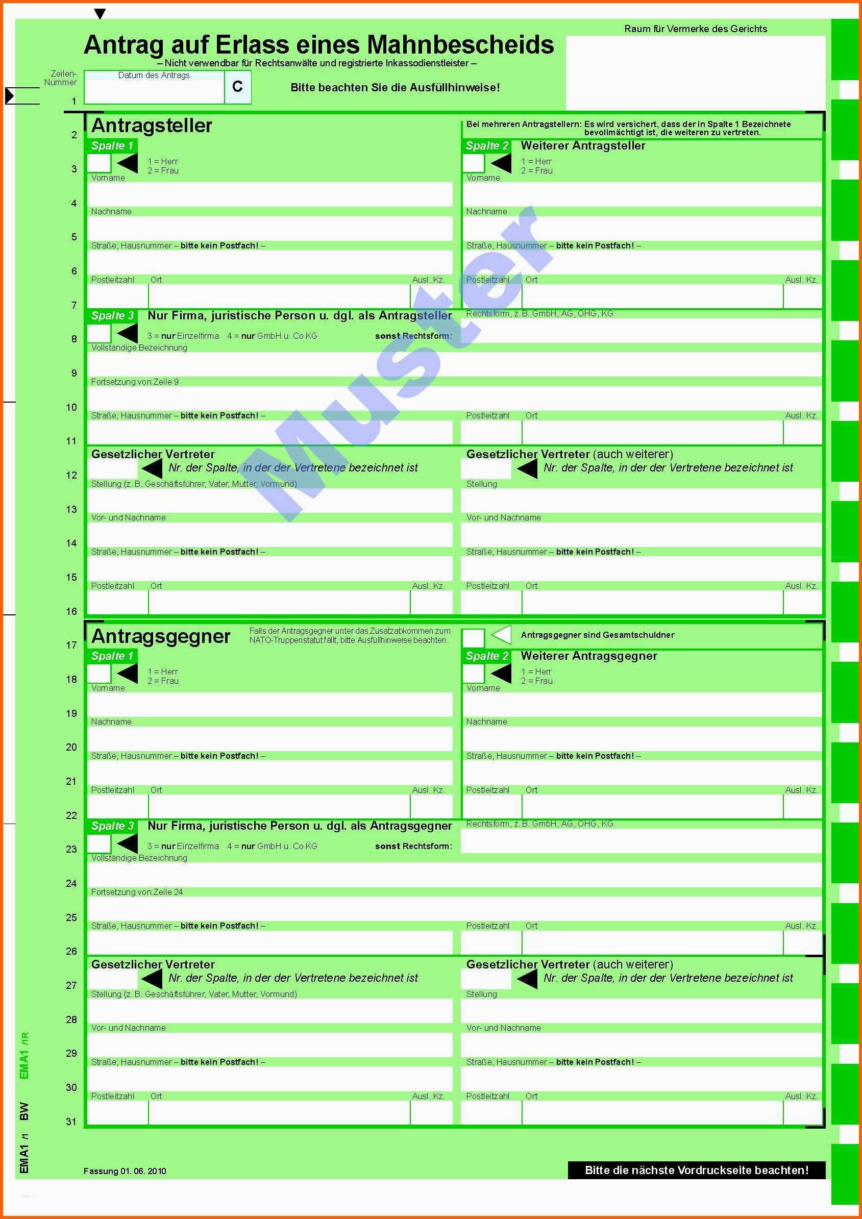 Neue Version Bürgschaft Vorlage Pdf Wunderbar Musterschreiben Vorlage