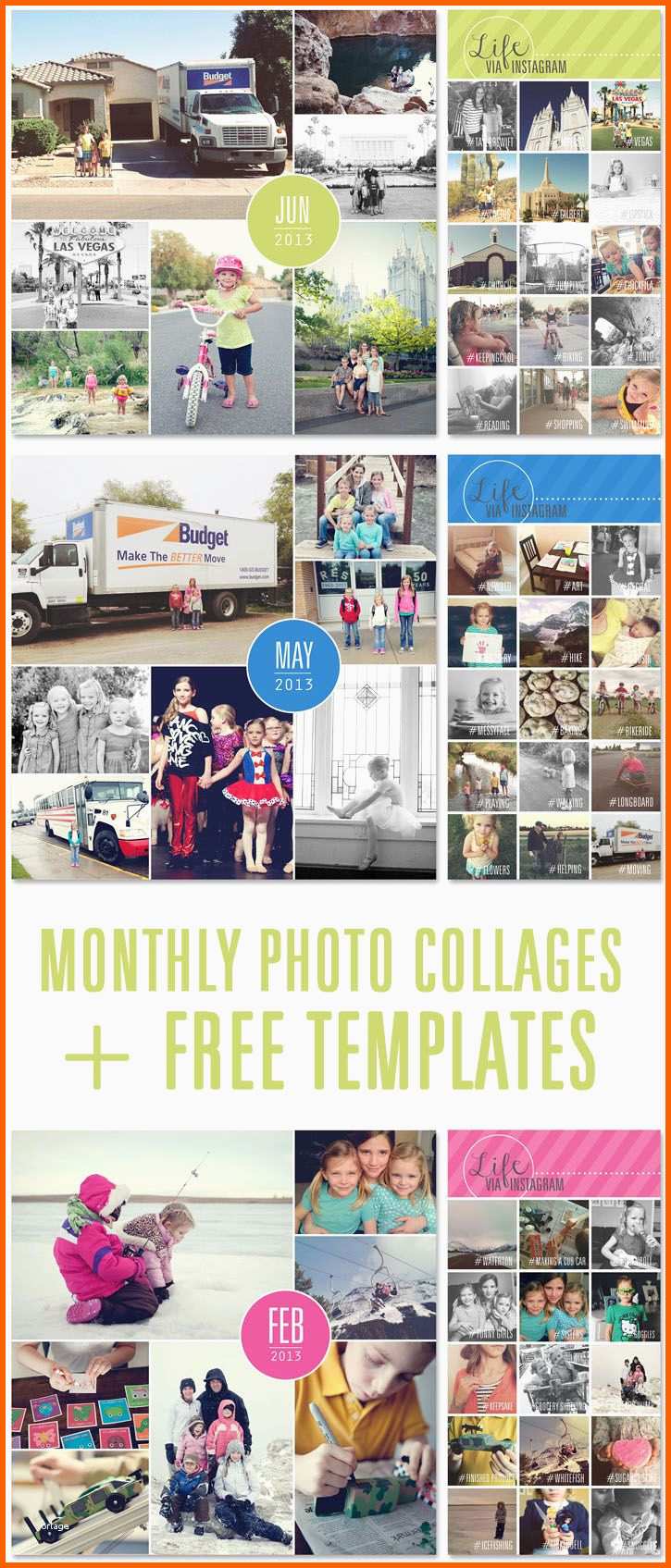 Neue Version Die Besten 25 Free Collage Templates Ideen Auf Pinterest