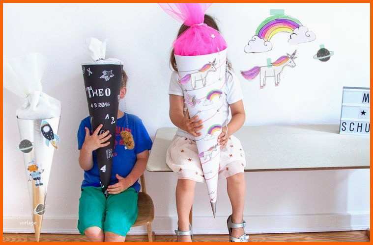 neue version diy schultute basteln von zuckertute basteln vorlage
