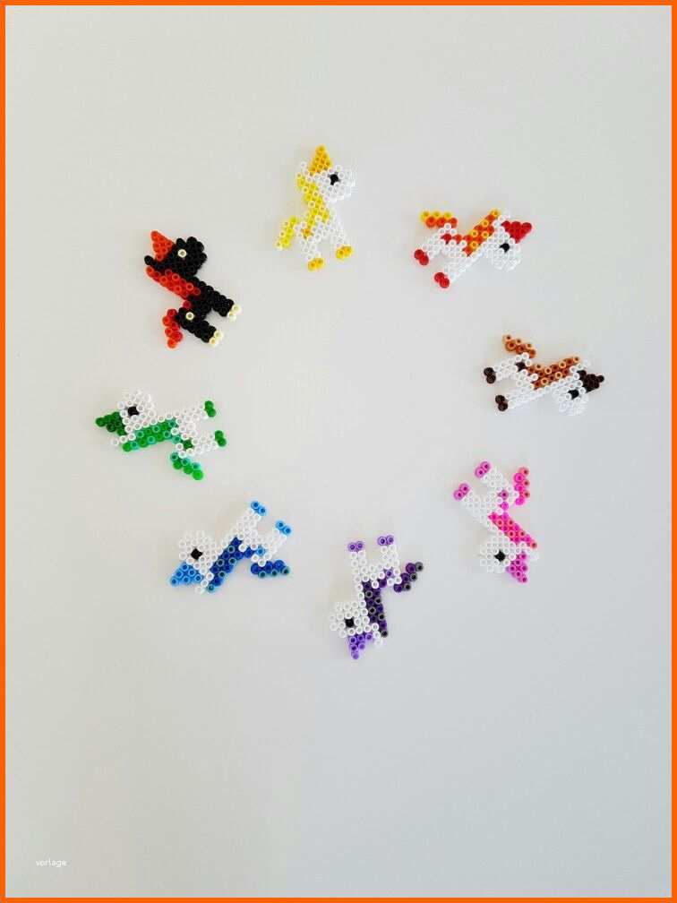 Neue Version Einhorn Bügelperlen Bügelperlen Hamabeads Unicorn
