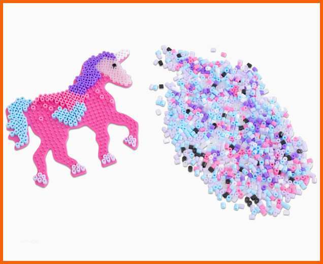 Neue Version Einhorn Bügelperlen Set Nachtleuchtend Betzold