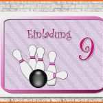 Neue Version Einladung Kindergeburtstag Bowling Download