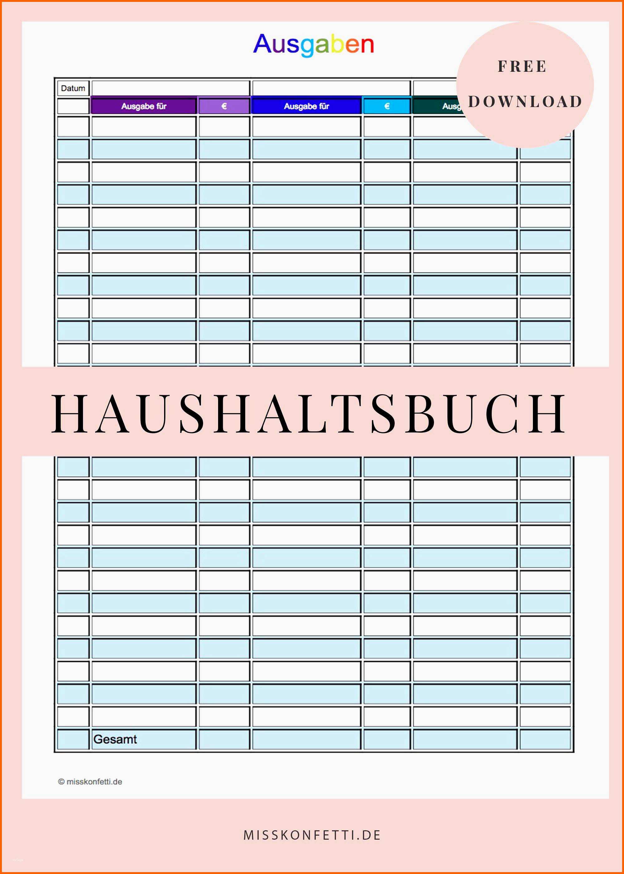Neue Version Einnahmen Ausgaben Excel Vorlage Kostenlos