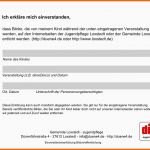 Neue Version Einverständniserklärung Der Eltern Für Veranstaltungen