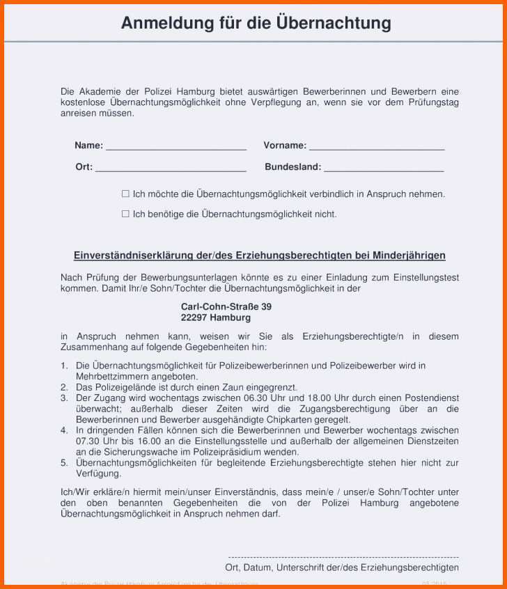 Neue Version Einverständniserklärung Der Eltern Muster