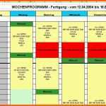 Neue Version Excel Vorlage Produktionsplanung – De Excel