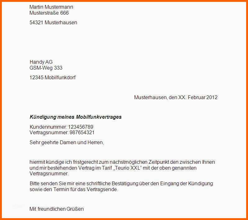 Neue Version Kündigung Fitnessstudio Vorlage Pdf Angenehm Vodafone
