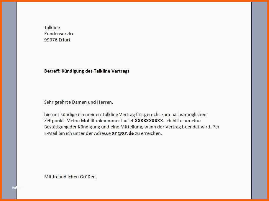Neue Version Kündigung Sky Kostenlose Vorlage Awesome Kündigung