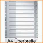 Neue Version Leitz 1280 A4 Überbreite 1 10 Kunststoff Register