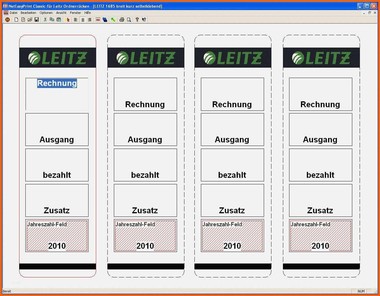 Neue Version Leitz ordner Etiketten Vorlage Word 2010 Schönste