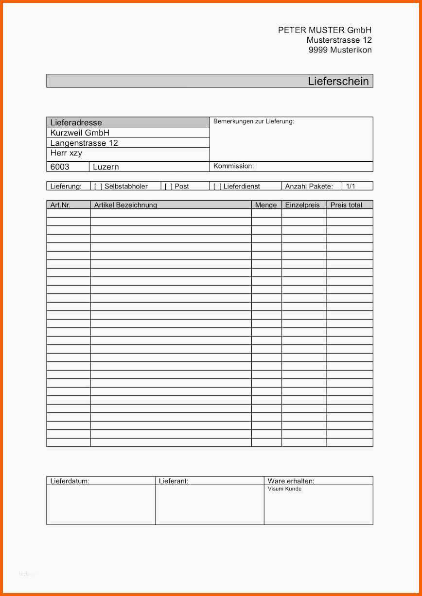 Neue Version Lieferschein Vorlage Excel Cool 10 Kundenverwaltung Excel
