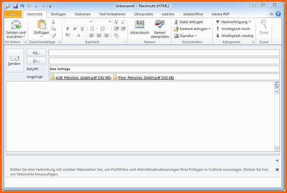 Neue Version Outlook Vorlage Erstellen – Various Vorlagen