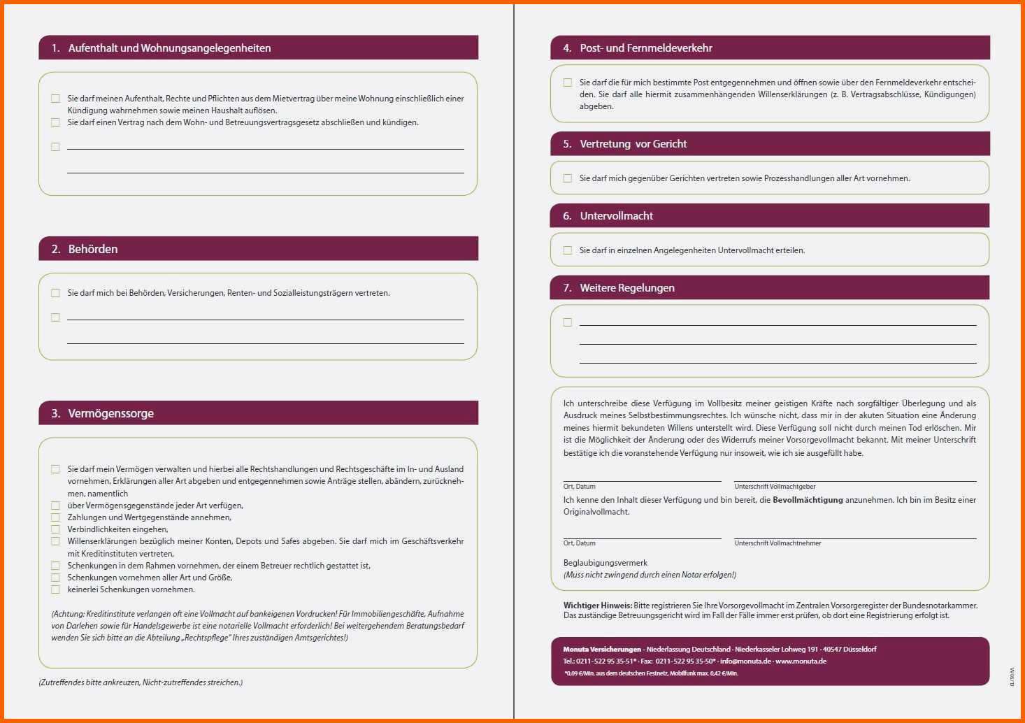 Neue Version Patientenvollmacht Muster Frisch Vollmacht Muster