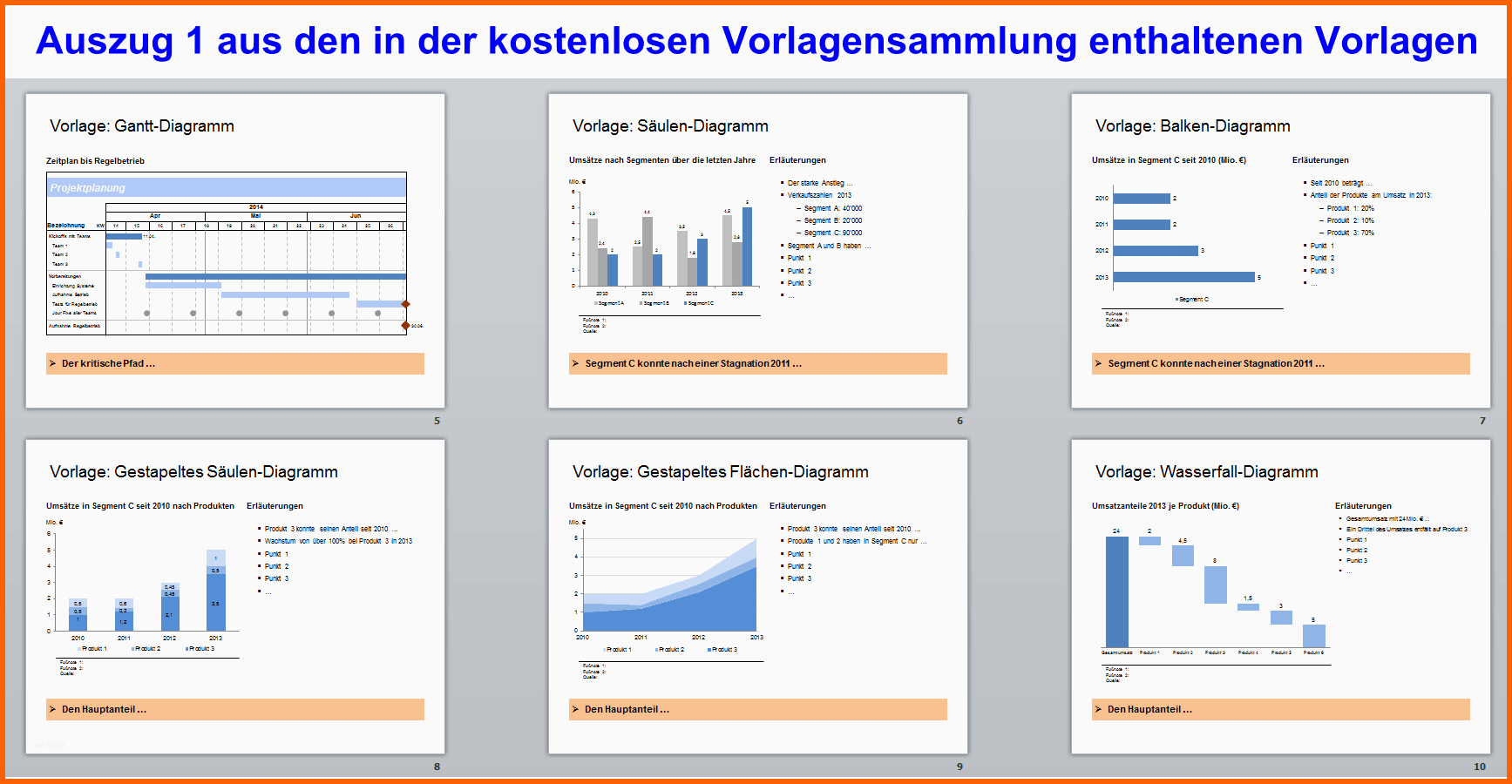 Neue Version Powerpoint Folienbibliothek Template Collector Zentrales
