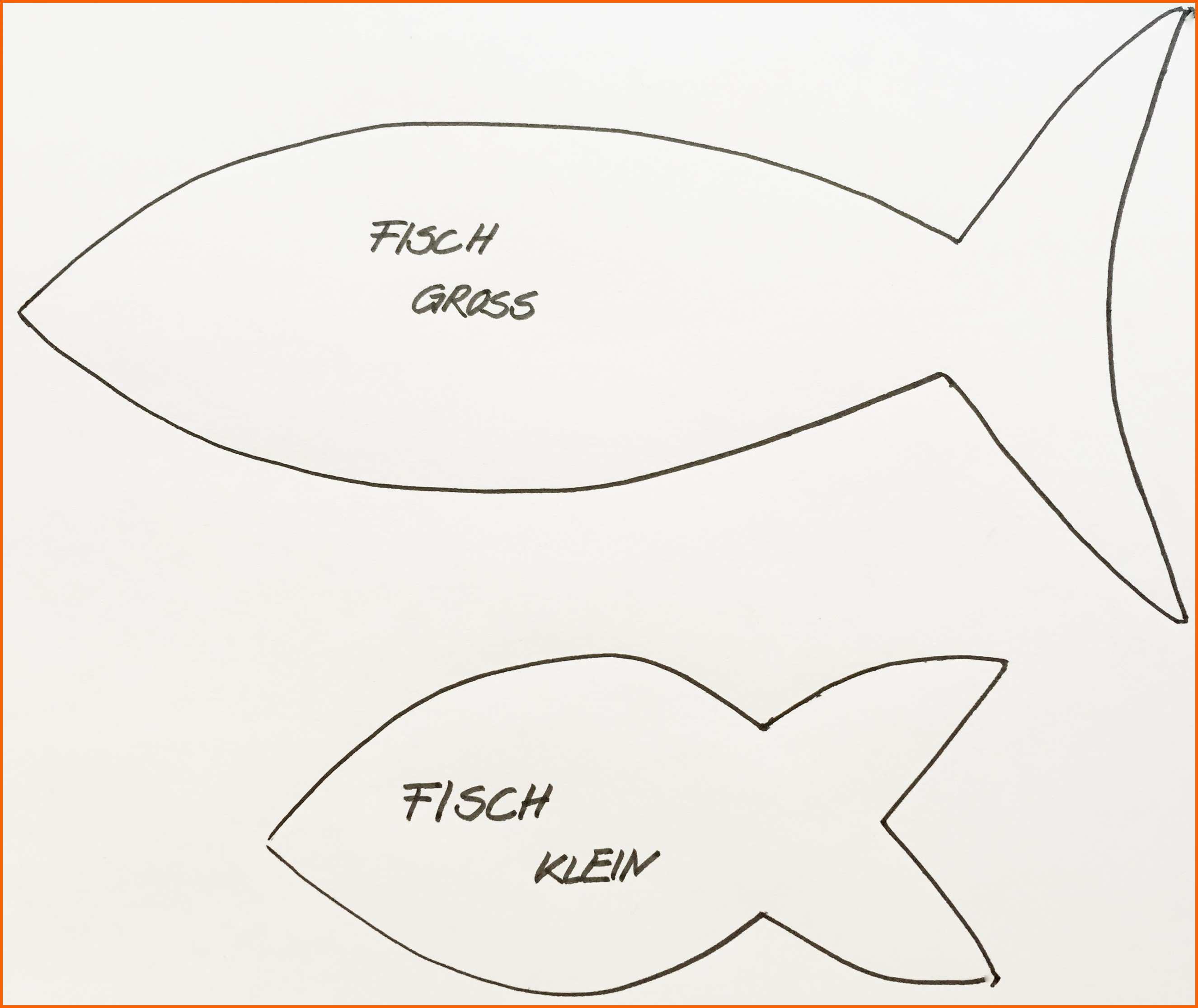 Neue Version Schablone Fisch Kinderbilder Download
